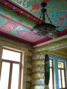 украшение дома в русском стиле фото